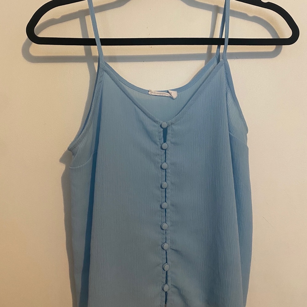 Size small blue tank top